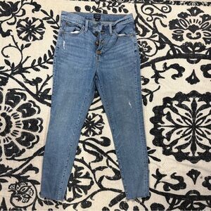 J. Crew 10” high rise skinny button fly Women's Blue Jeans